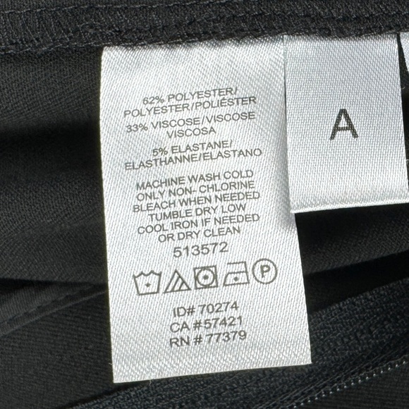 Ann Taylor Petite High Rise Ankle Zipper Riding Pants Women's 8P Black - Picture 9 of 9